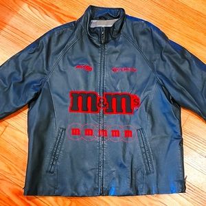 Vintage Chase Nascar leather jacket